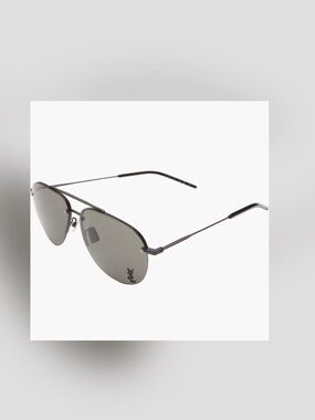 Saint Laurent 61mm Aviator Sunglasses